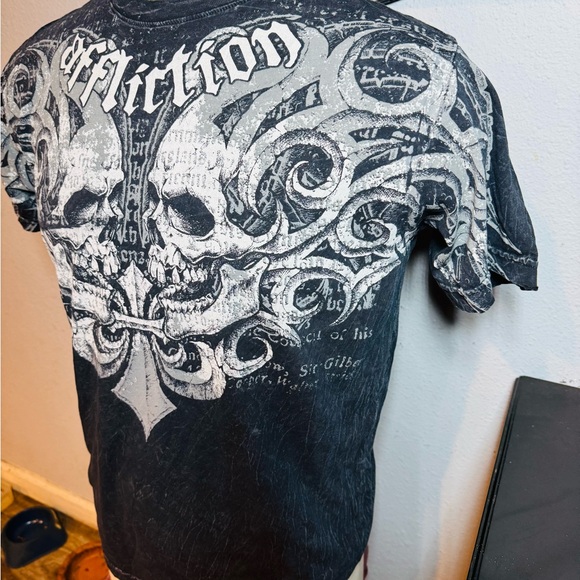 Affliction shirt mens size L - Picture 2 of 7